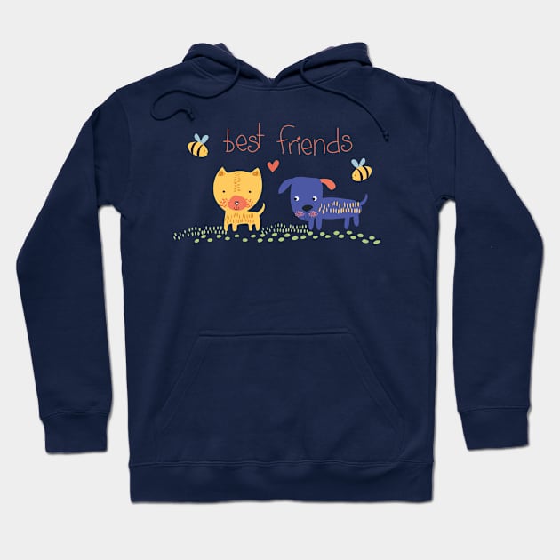 Best friends Hoodie by tfinn